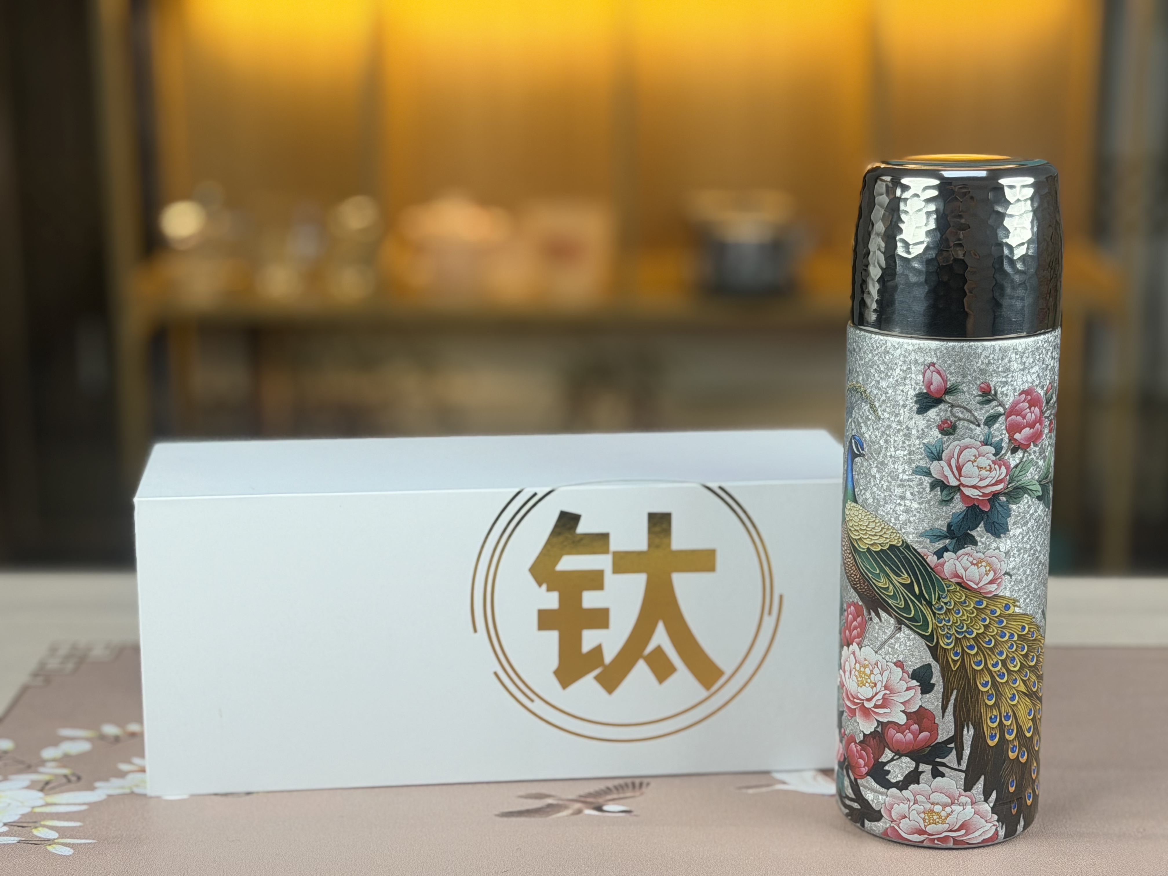 G2920-3D孔雀杯配茶具茶周边大茶杯