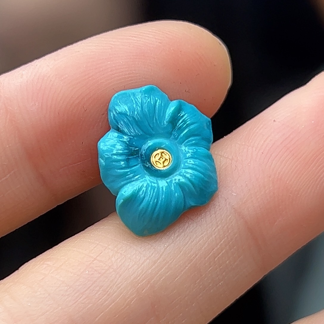 绿松石珠宝奇石未镶嵌