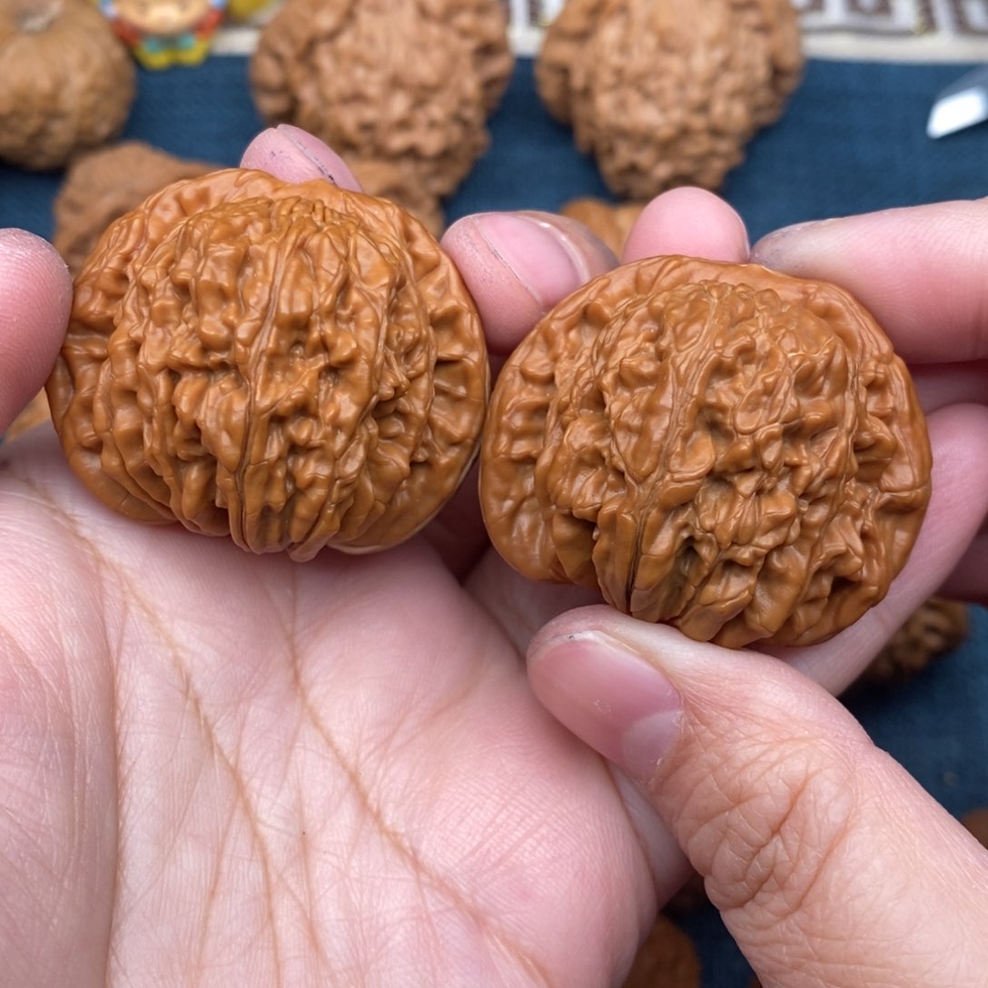 文玩核桃把件41精品平谷四座楼全品