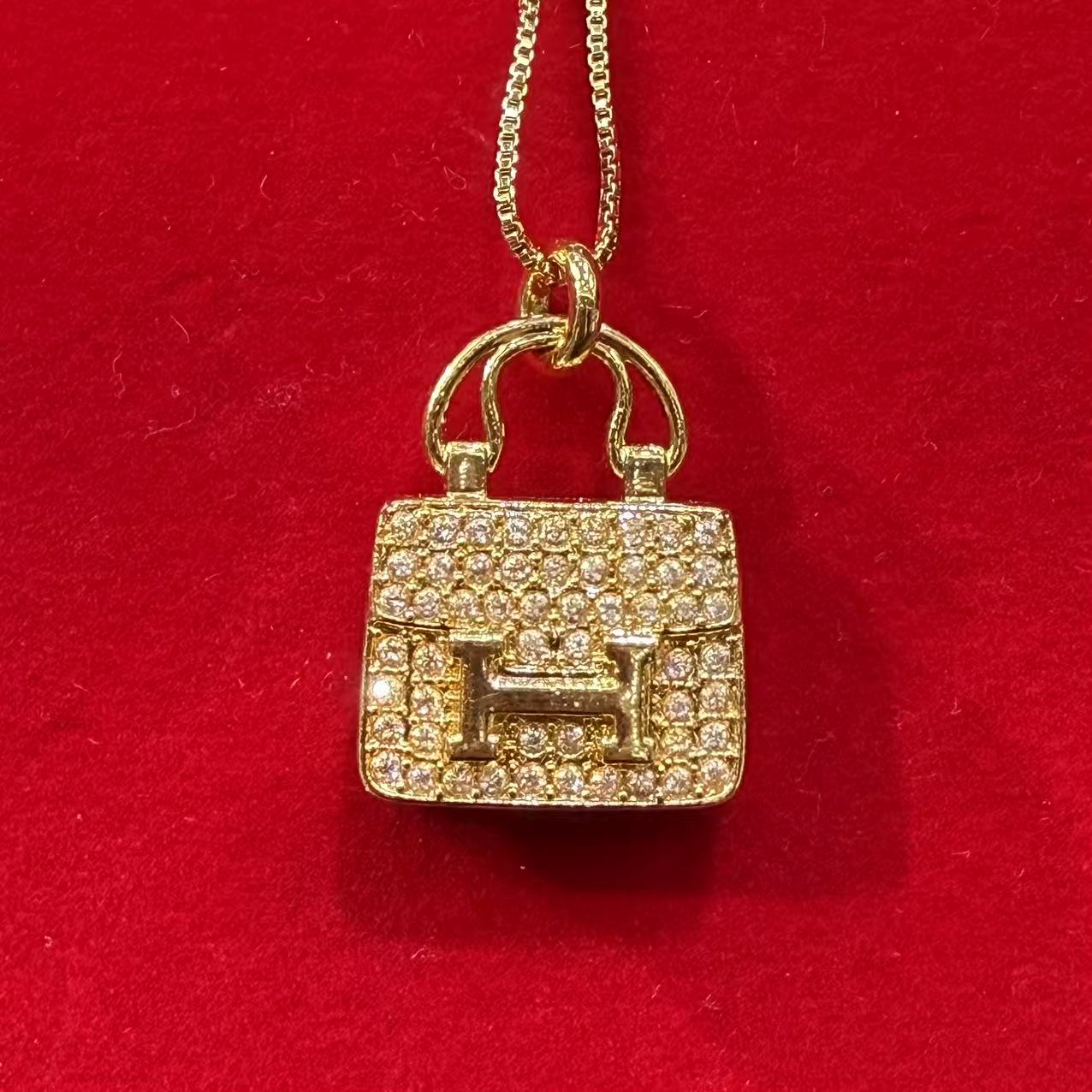 【金缘康总补贴专享】豪镶字母H包包可DIY配饰