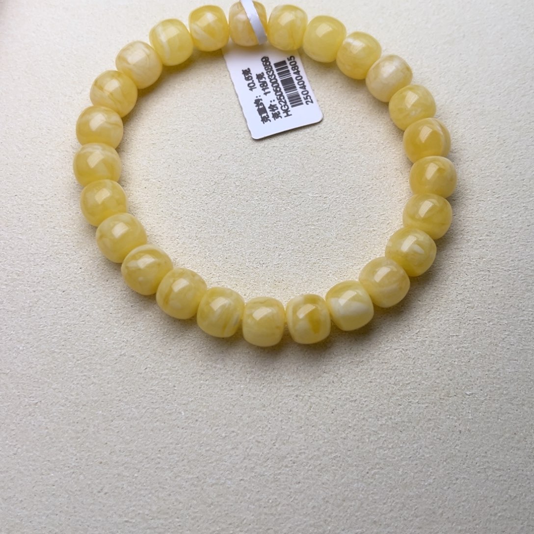 未镶嵌蜜蜡手串9+老型手串