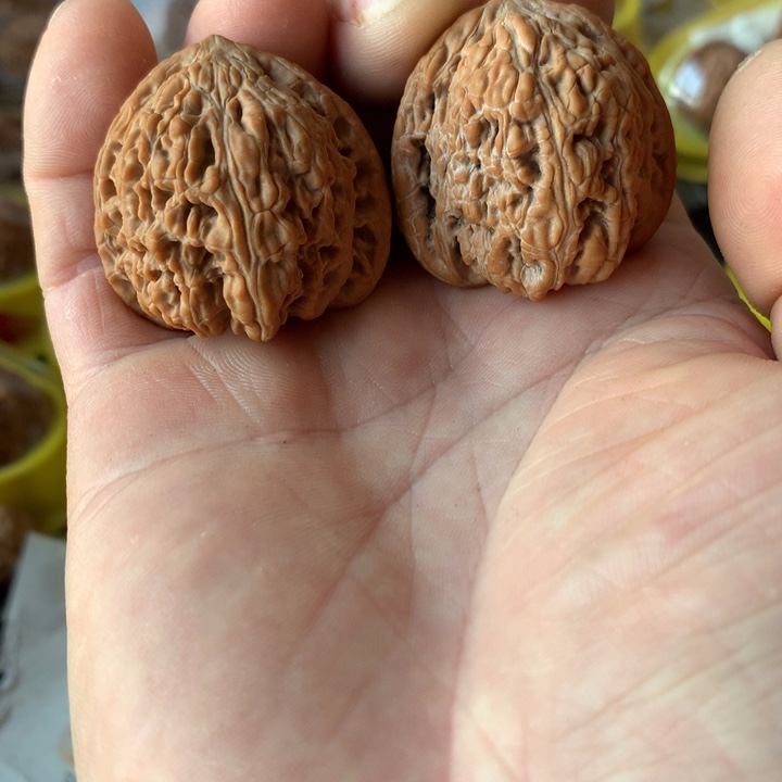 会***鱼文玩核桃吊坠红玛瑙36