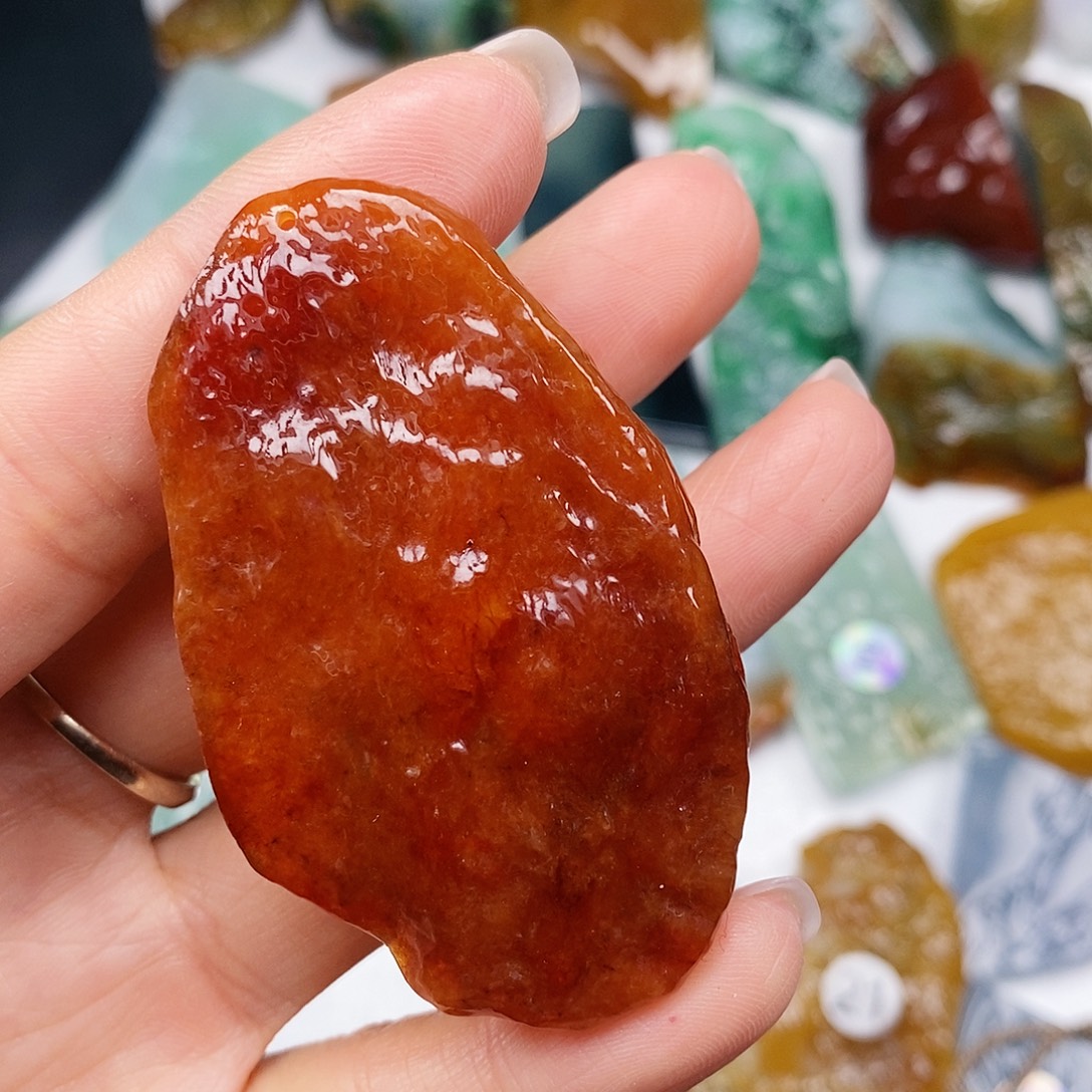 爱***深翡翠未镶嵌吊坠(不含链)