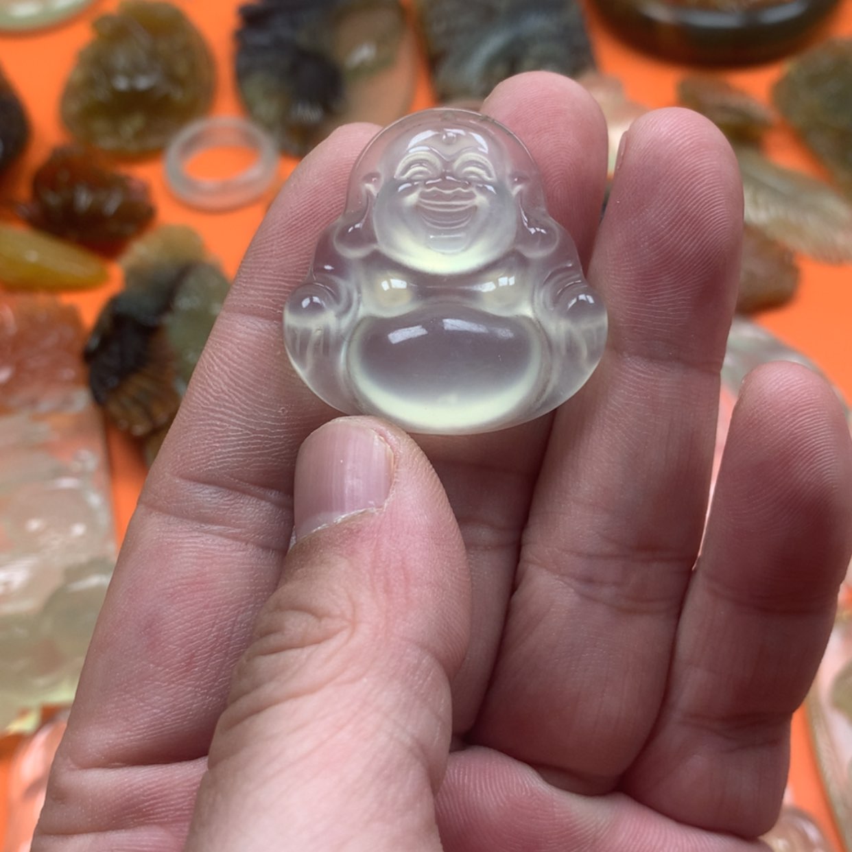 【闪购商品】蛇纹石玉颈饰未镶嵌