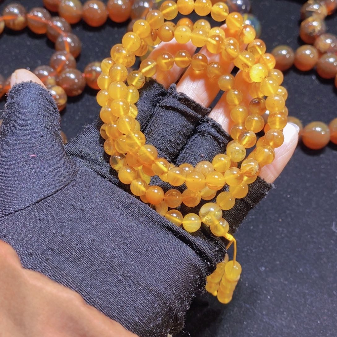 蜜蜡裸石未镶嵌草****工