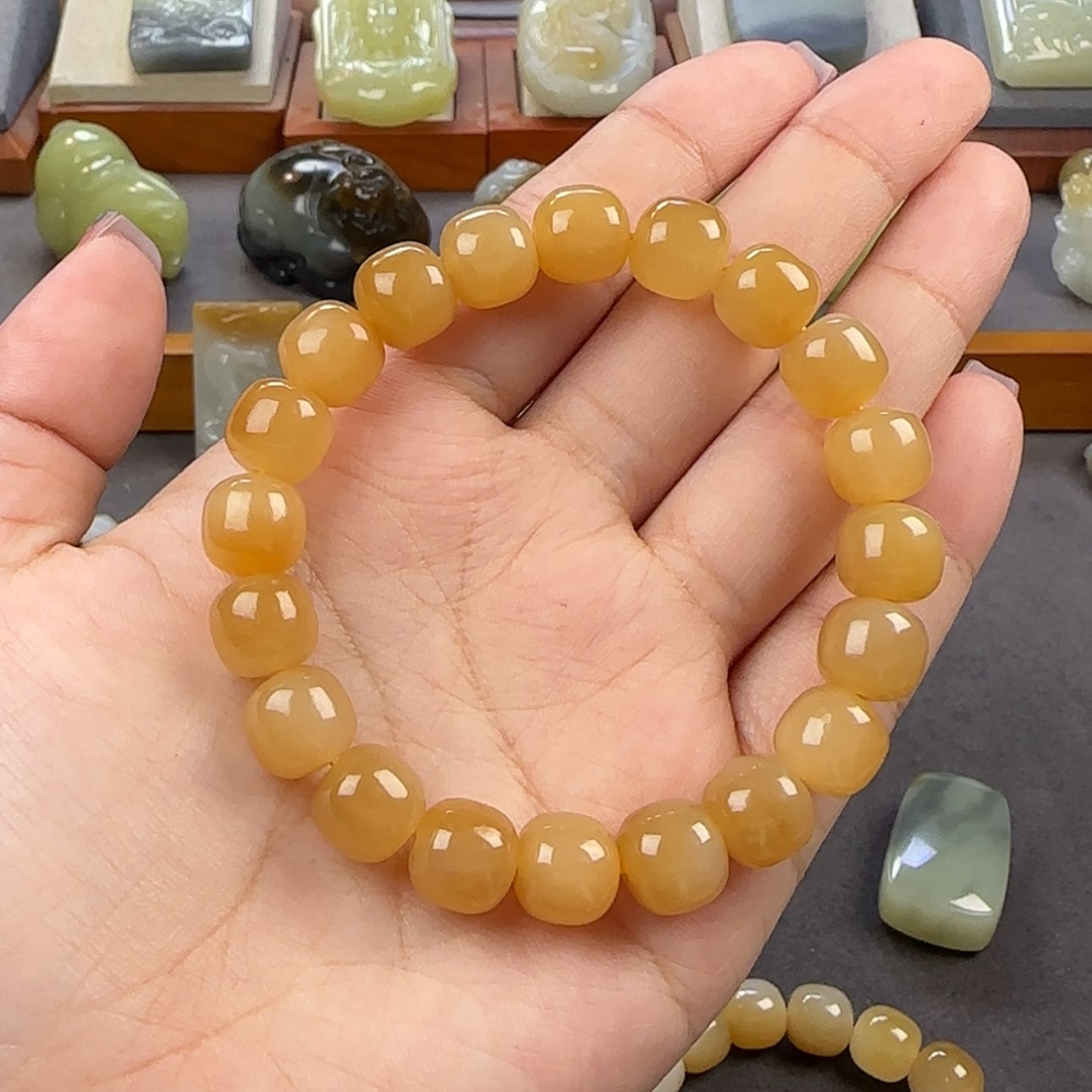 【闪购商品】手链未镶嵌和田玉付