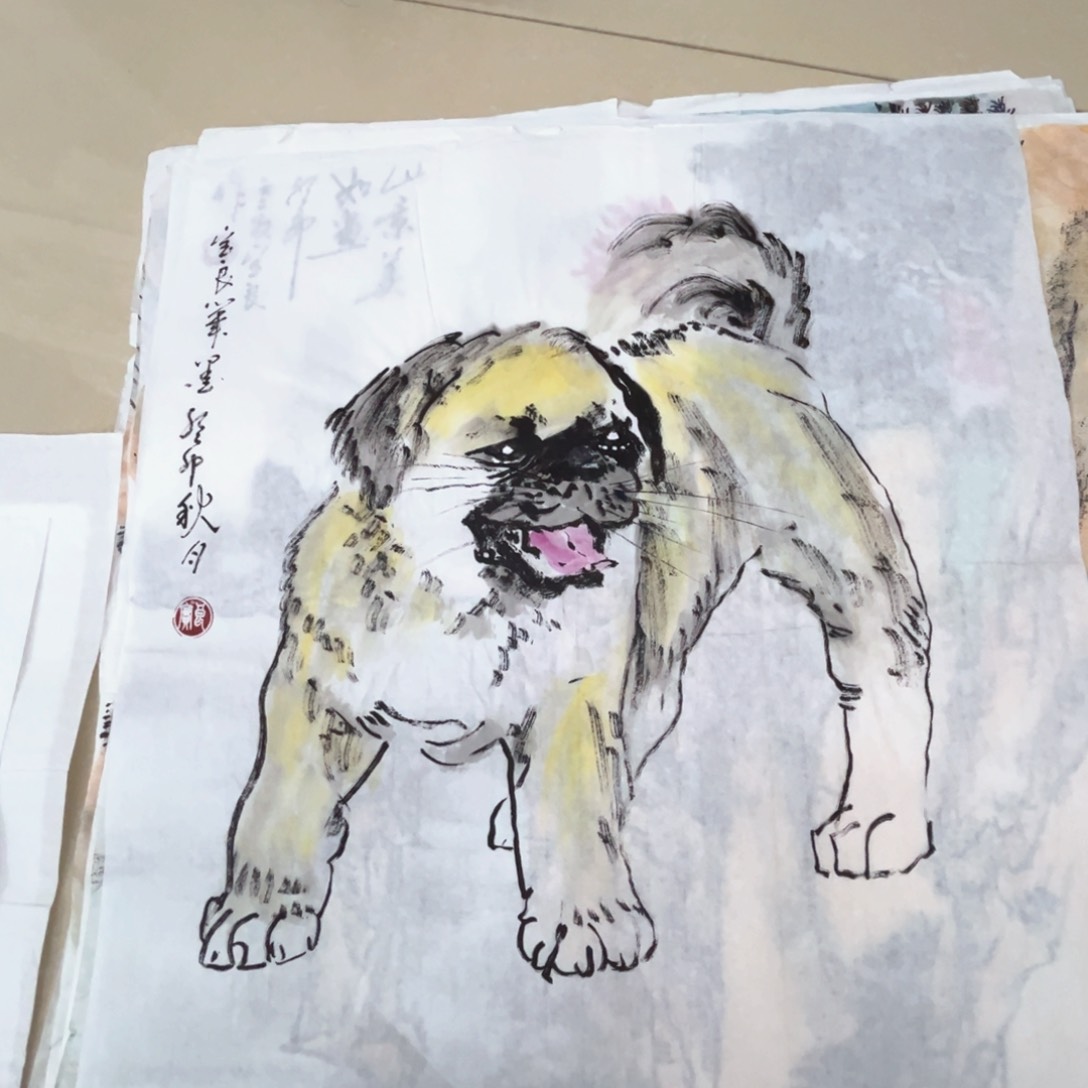 国画50斗方花鸟作品111