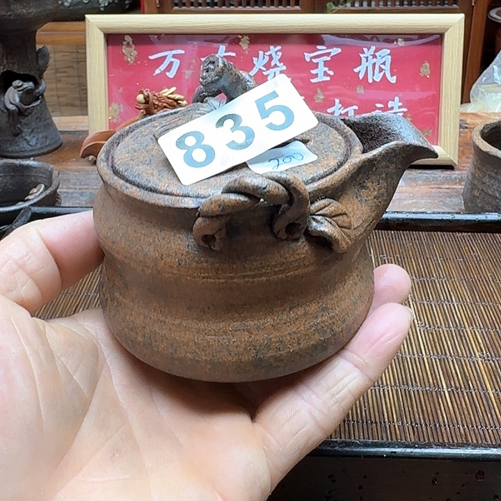 纯手工制作粗陶茶具