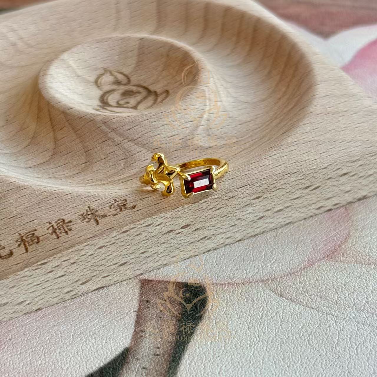 925银戒指 【元福禄】【鸢尾花戒指】s925设计款戒指 多样性发其一