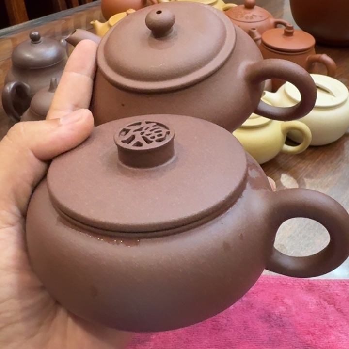 茶壶紫砂底槽清明炉汉瓦2个300cc