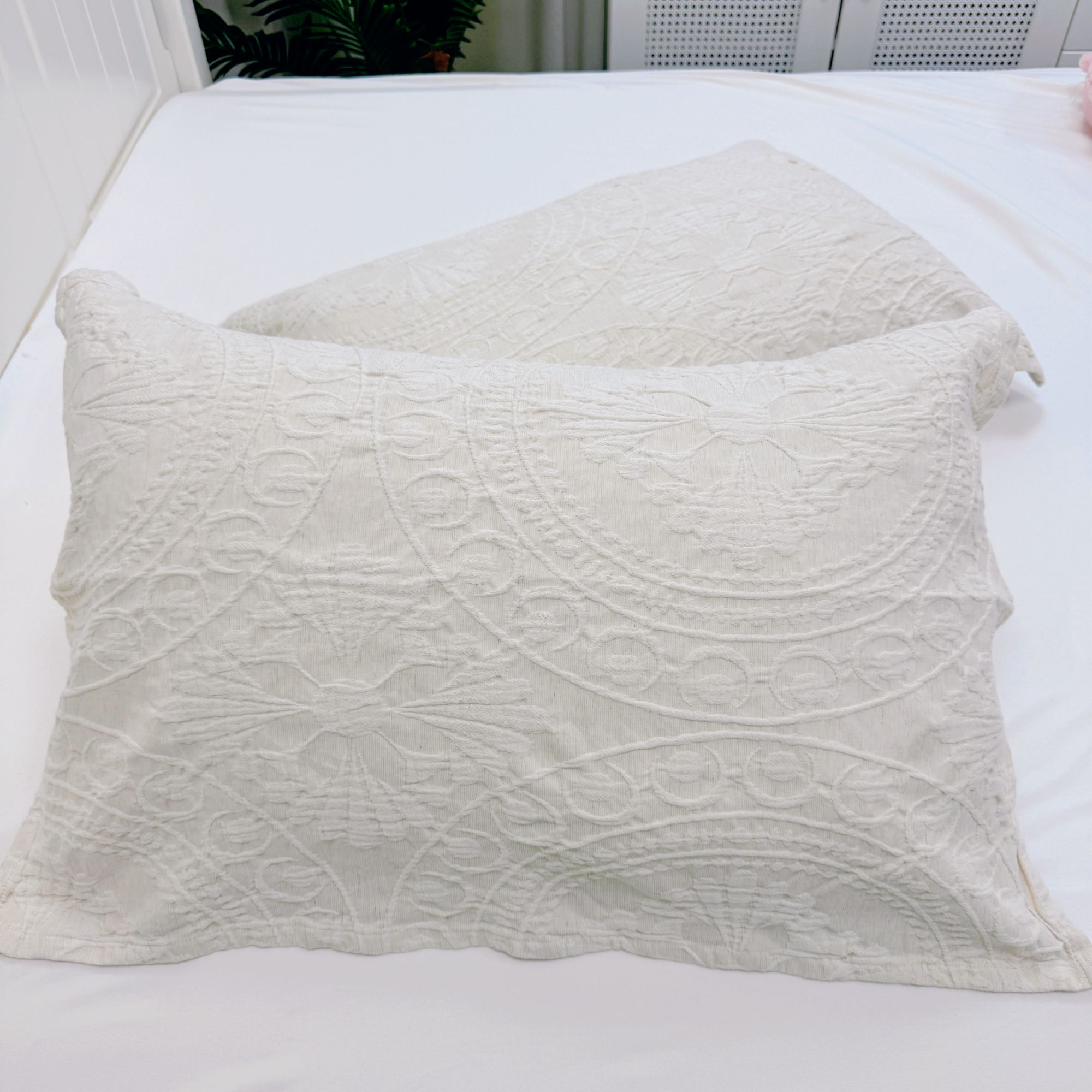 枕巾【曼莎】52X78厘米 高端罗布麻 加厚成人大号枕巾一对