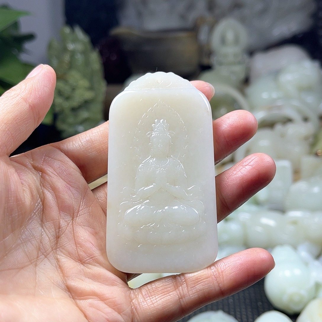 和田玉挂件未镶嵌