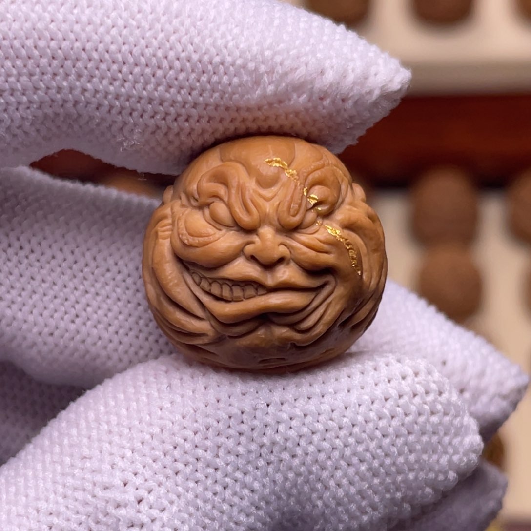 猴头核桃吊坠微瑕