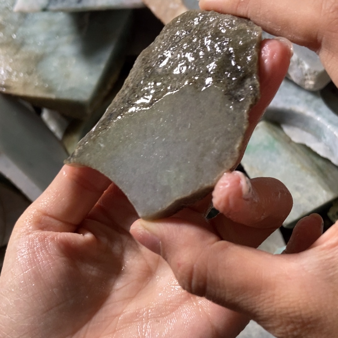 翡翠未镶嵌挂件天然翡翠