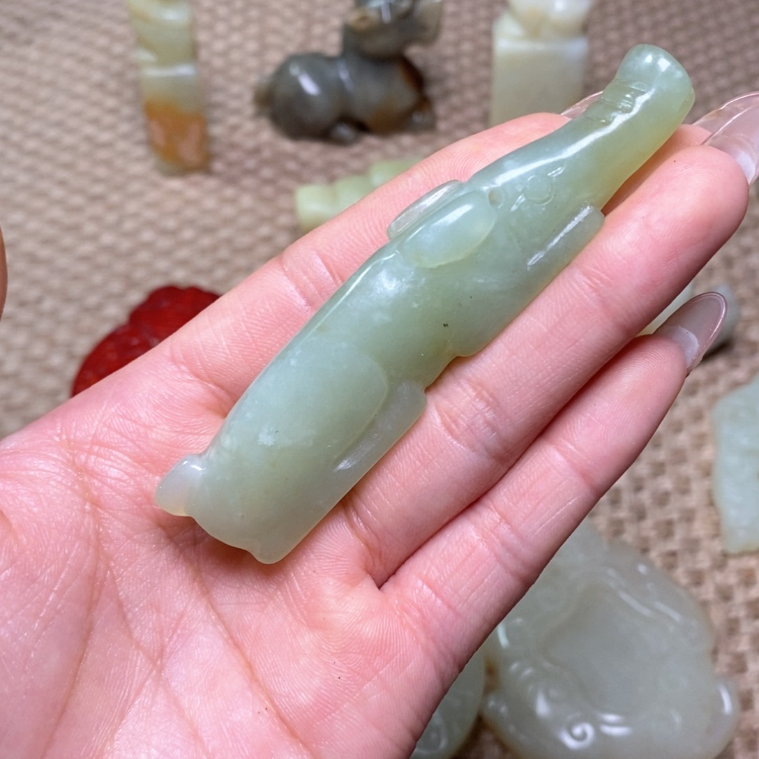 白玉菩提吊坠白玉菩提白玉菩提摆件