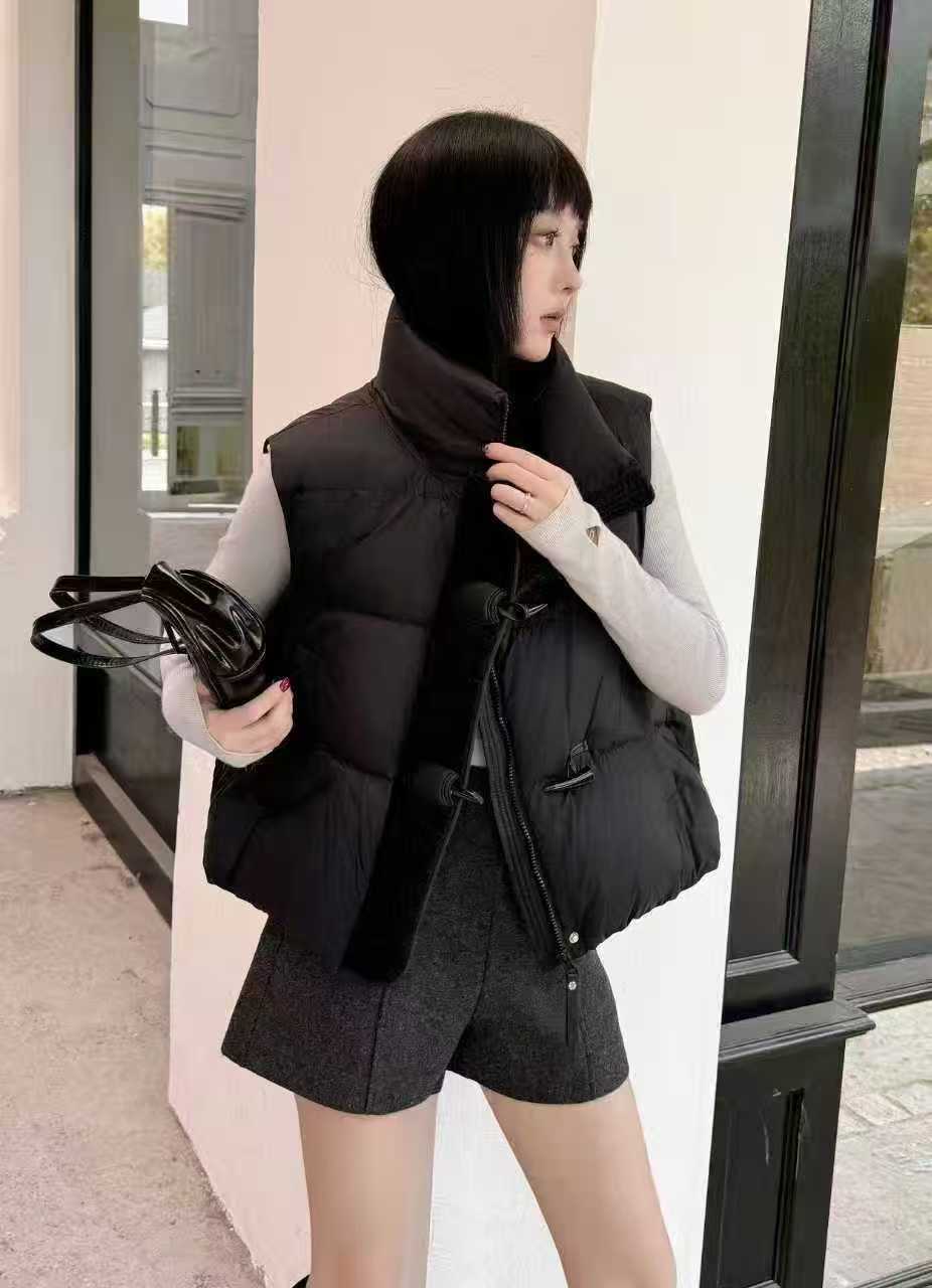 [ W i F i ]2106韩版显瘦百搭立领马甲（衣长60）