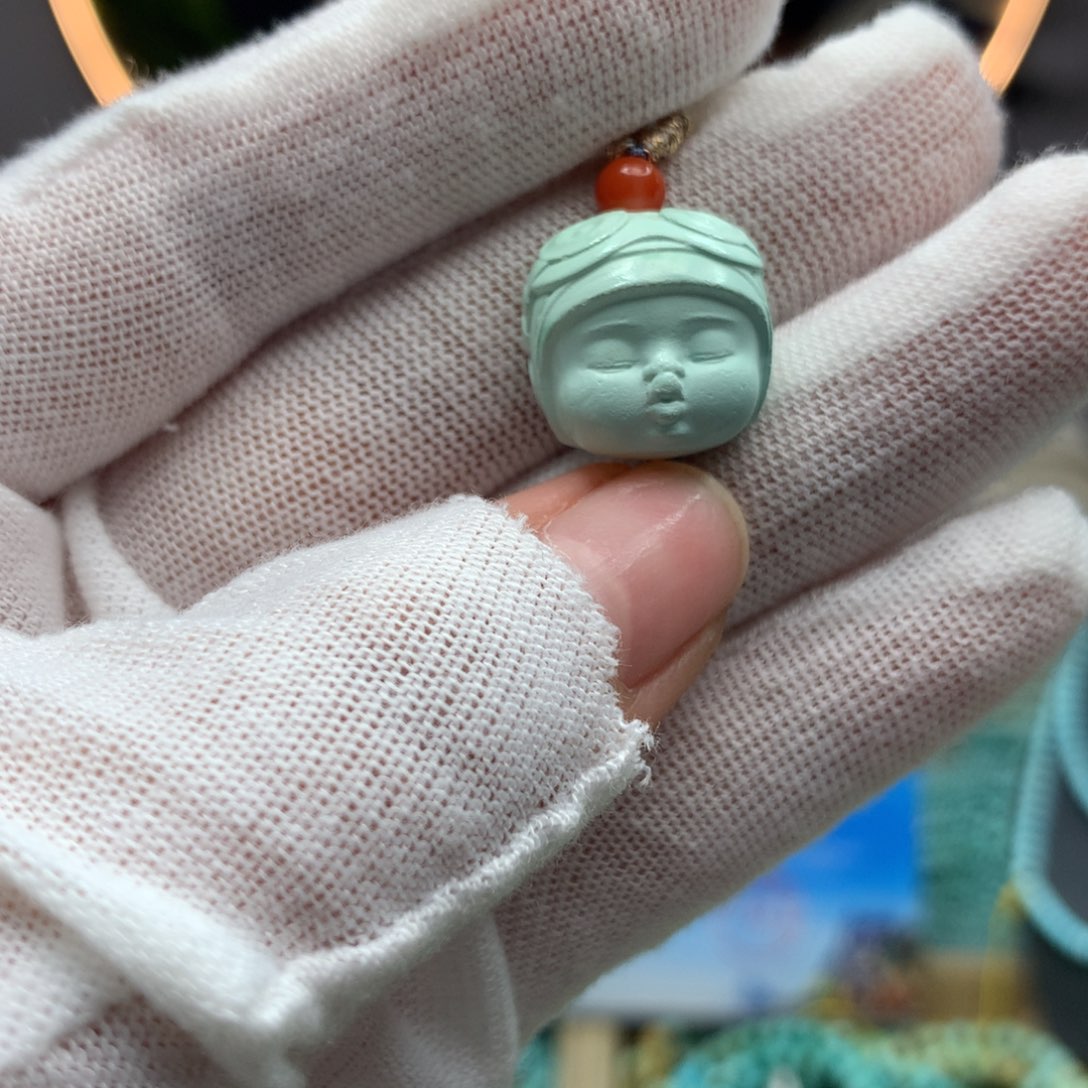 绿松石挂件未镶嵌