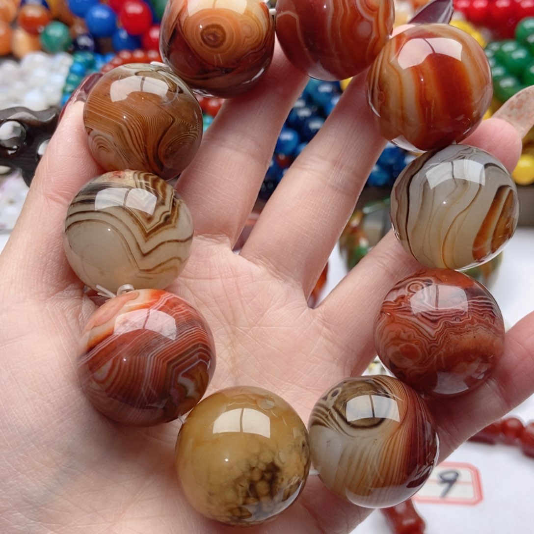 【闪购商品】玛瑙/玉髓手链未镶嵌蔡*多