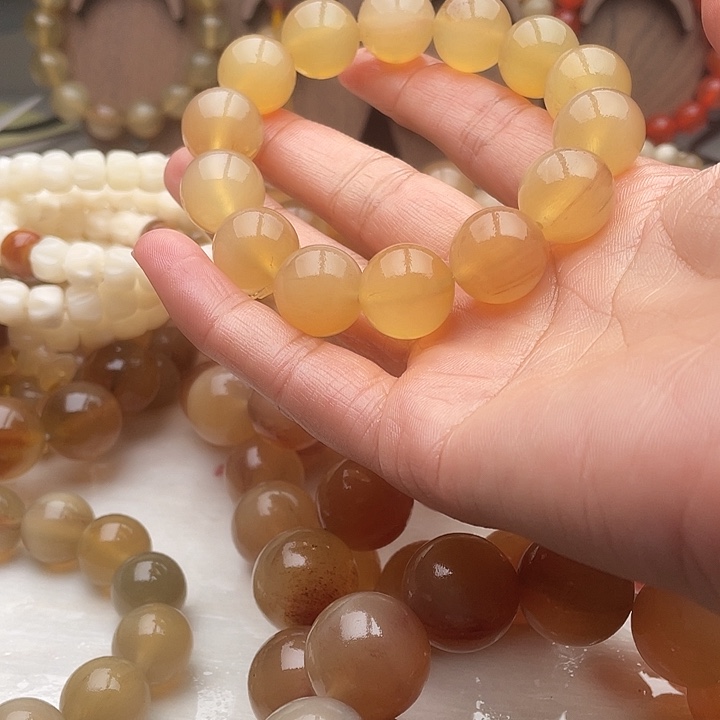 高***影珐琅非金属16高密手串