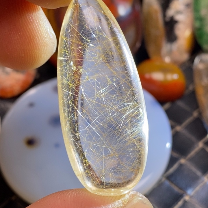 水晶颈饰未镶嵌水晶挂坠