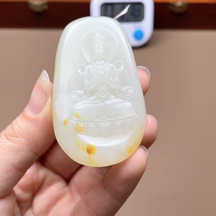 和田玉挂件未镶嵌千***有F