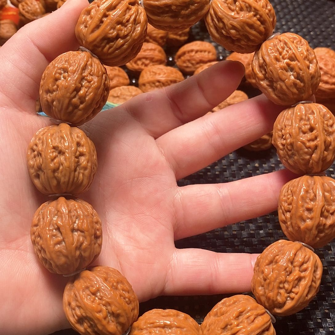文玩核桃手串粗筋麦穗