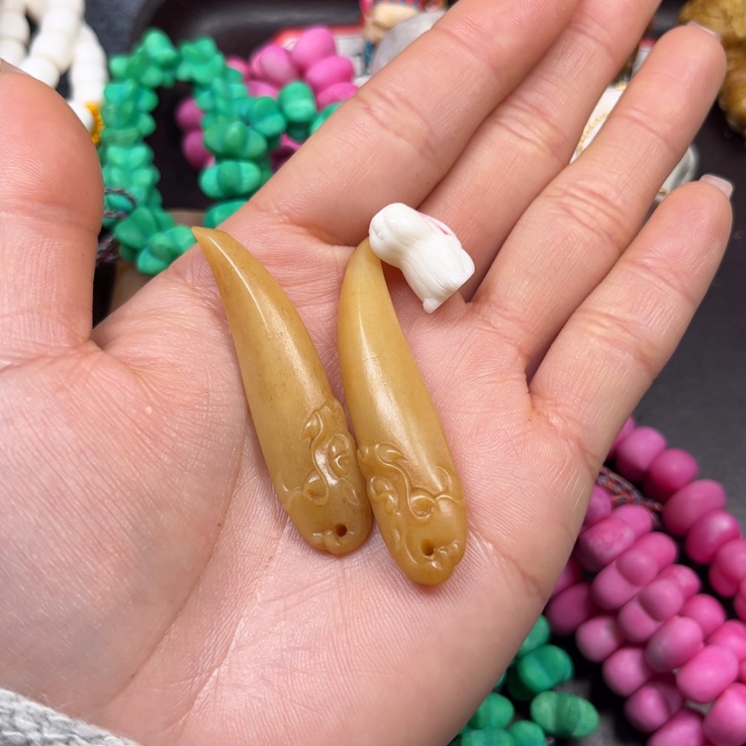 无***双驼骨手串/手链编号117