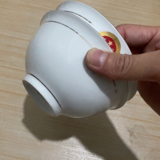 瓷片陶瓷陶瓷5英寸2个红叶金镶玉果