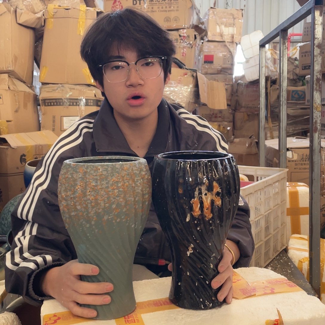 红陶宜兴紫砂花盆