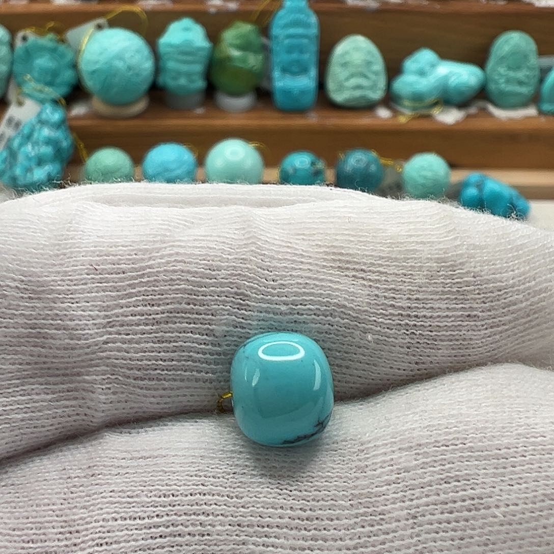 绿松石老型珠 未镶嵌