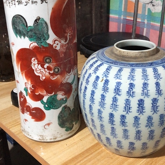 曹***酒琉璃手工艺品冒桶，罐子瓷瓷瓷
