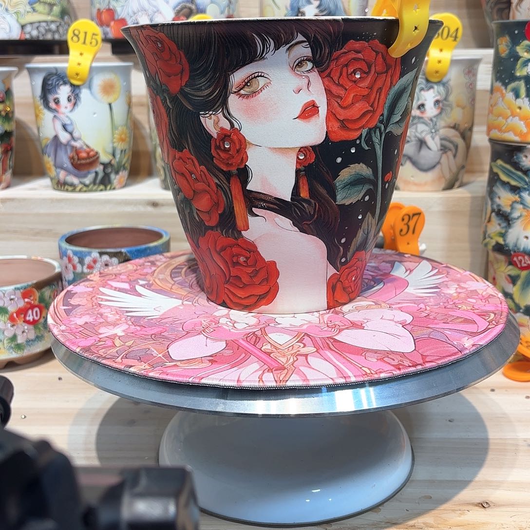 紫砂花盆手工花盆默认微瑕19/17