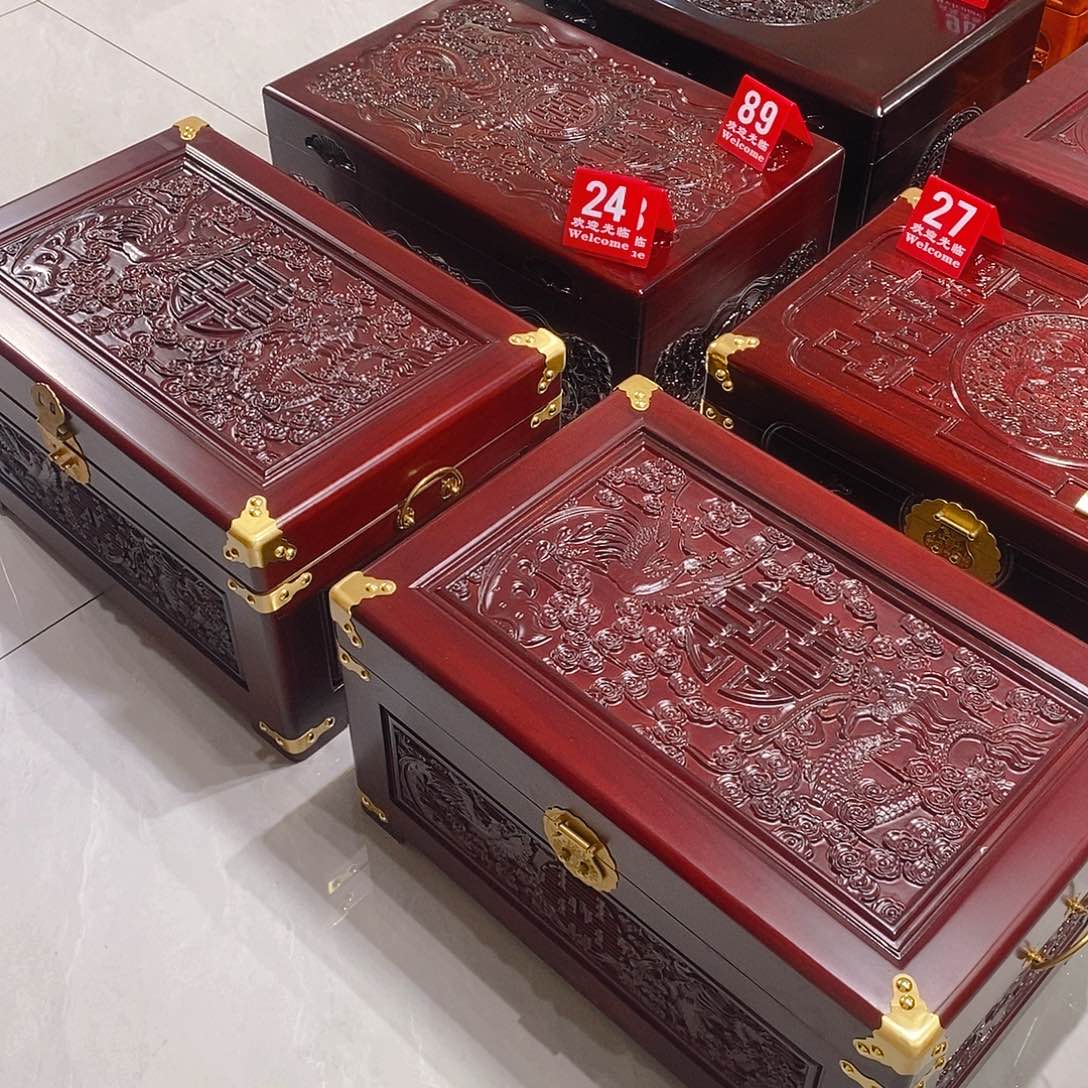 樟木箱龙凤喜60/40/33