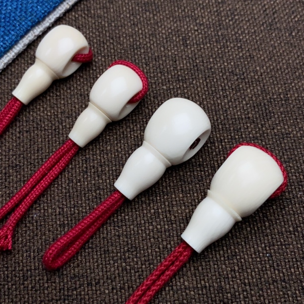 天然猛犸牙分体三通佛头纯手工藏式蕈卯三通配饰星月菩提手串文玩