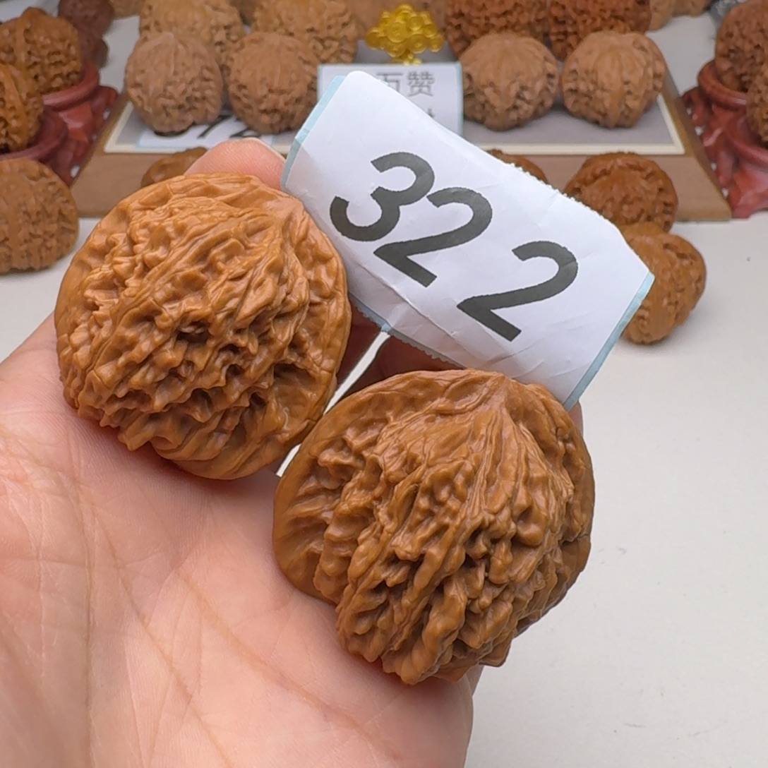 文玩核桃把件四座楼 45 全品