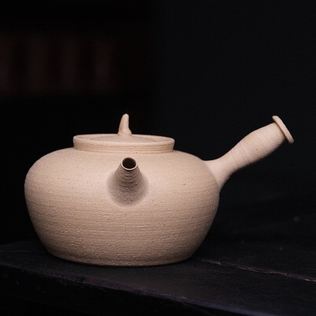 【小崔的茶事】苏铭智白泥粗砂经典砂铫壶潮州纯手工煮水壶500cc