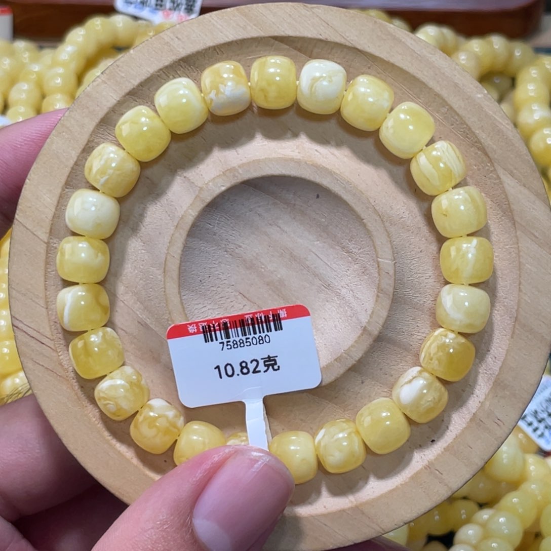 蜜蜡手链未镶嵌蜜蜡