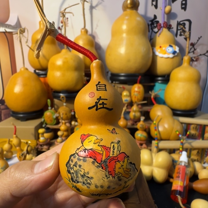 墨刻葫芦精品手把小葫芦