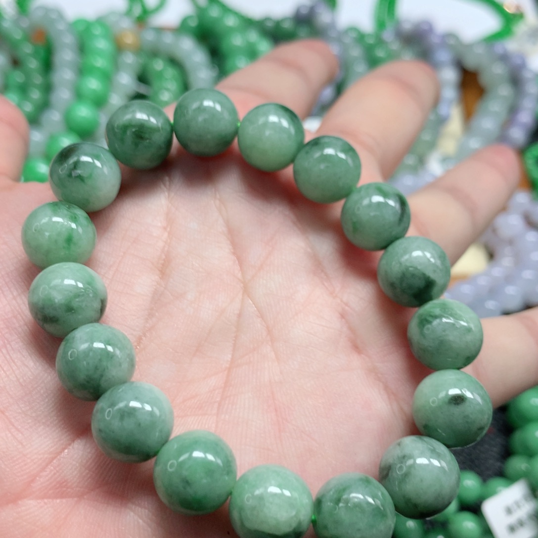 未镶嵌手链翡翠翡翠