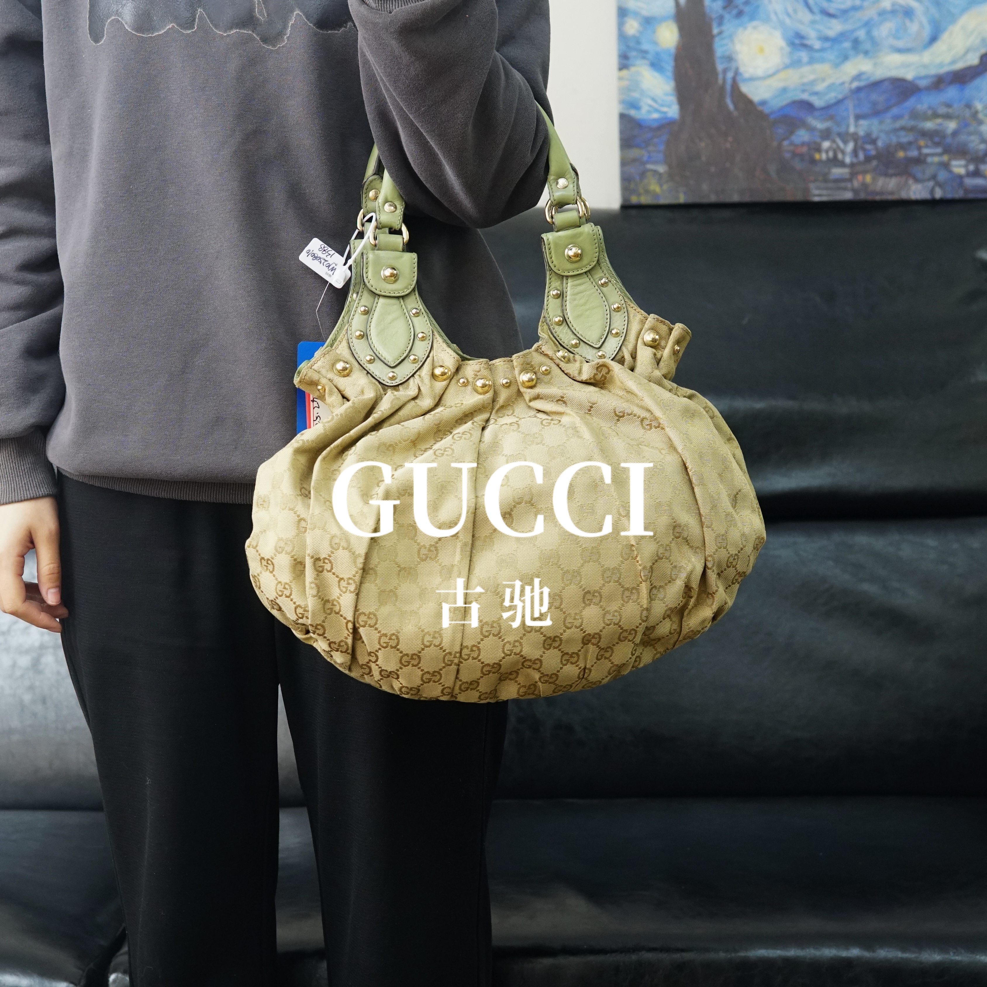95新 GUCCI/古驰 老花单肩包/WJ02508010/8010