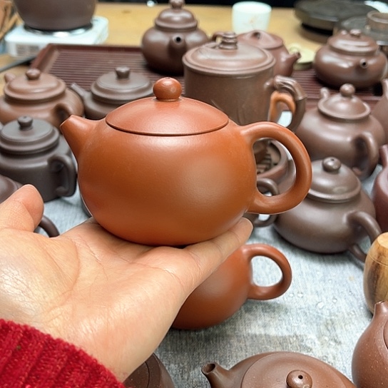 红泥茶壶小煤窑红泥