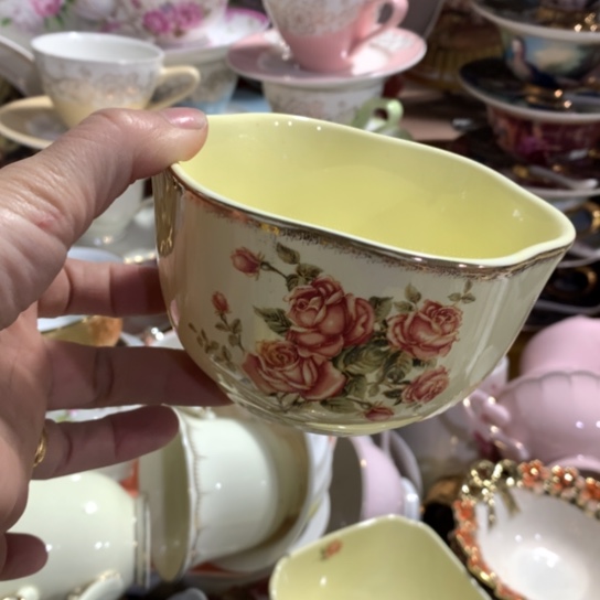 瓷片微瑕陶瓷处理介意请慎拍11.5厘米