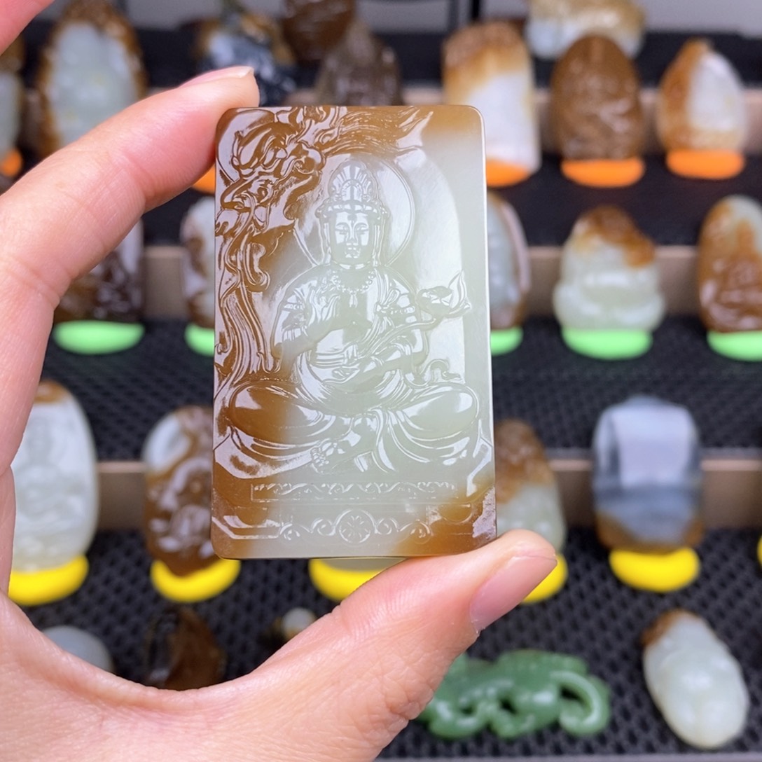 和田玉颈饰未镶嵌可*