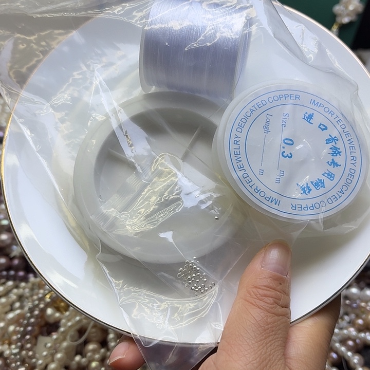 合金淡水珍珠耳饰