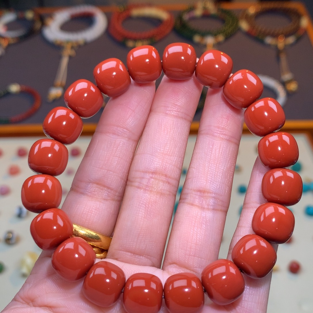 南红玛瑙未镶嵌颈饰