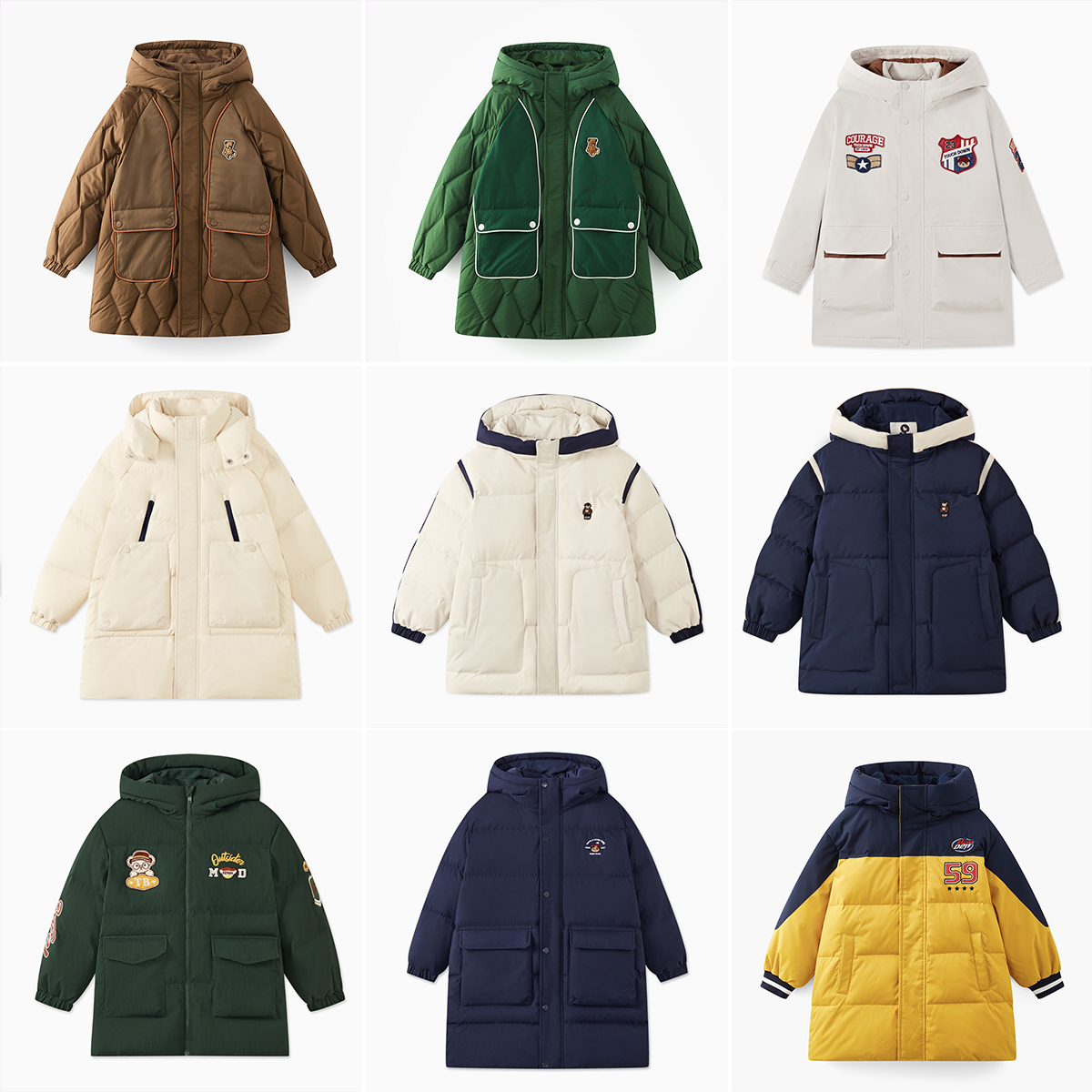 F30【先选尺码，再选颜色】MQD童装冬季休闲羽绒服