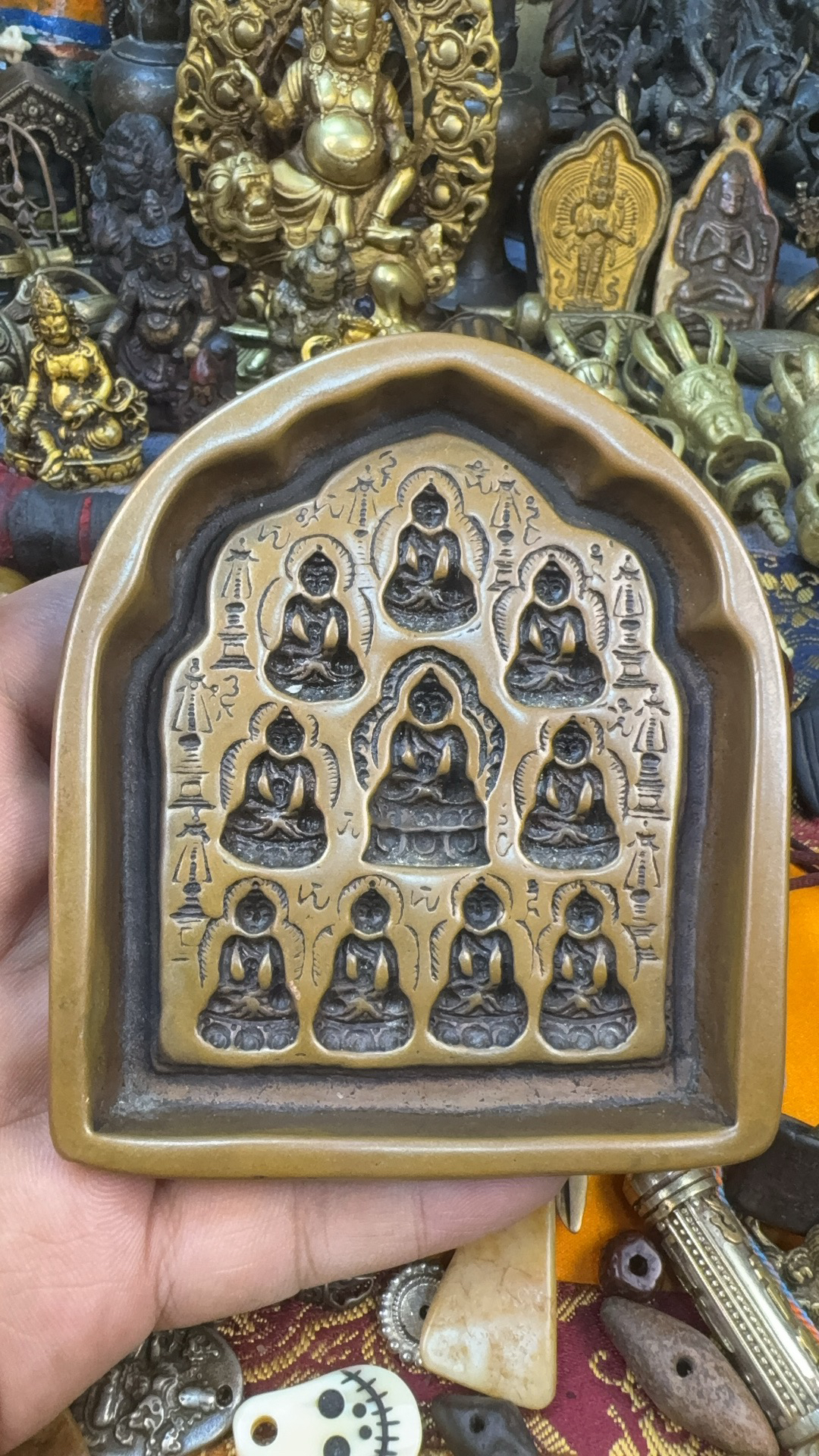 十方佛立马铜擦模