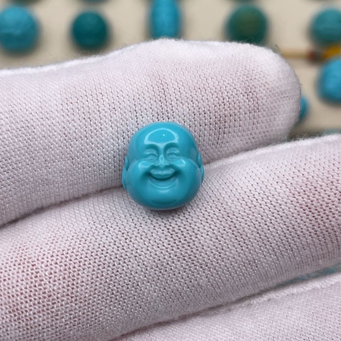 绿松石挂件未镶嵌10.5mm