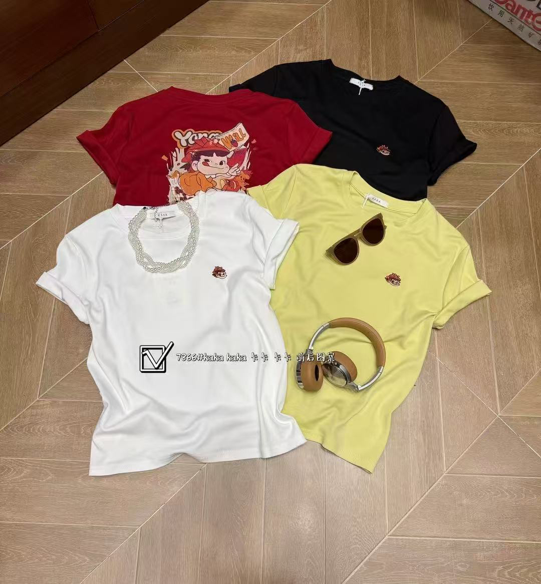 新款轻薄舒适T恤短袖组合链接