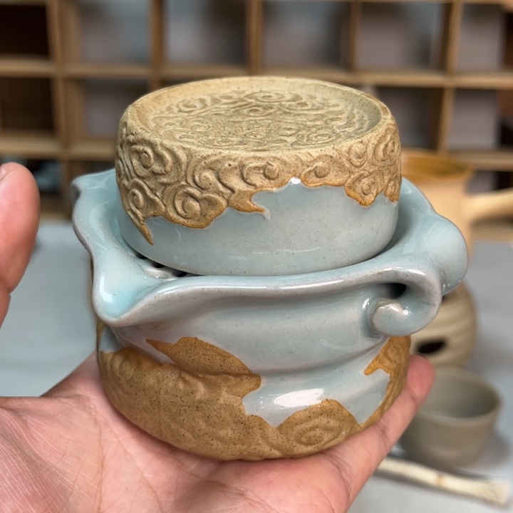 壶老段烧陶瓷茶器